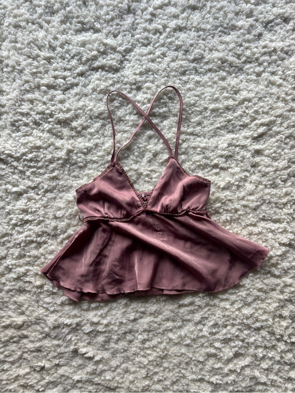 Kimchi Blue Mauve Satin Cami Top